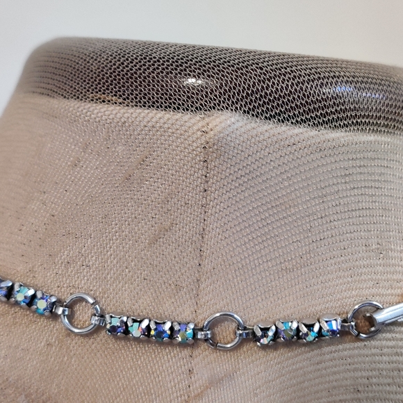 Vintage Sparkly Crystal Necklace Sherman Vibe - Picture 14 of 16